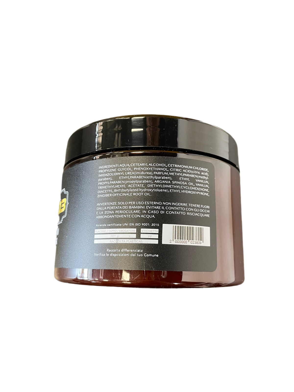 Maschera Biologica Area21.03 Nutriente e Districante con estratto di Olio d'Argan 500ml