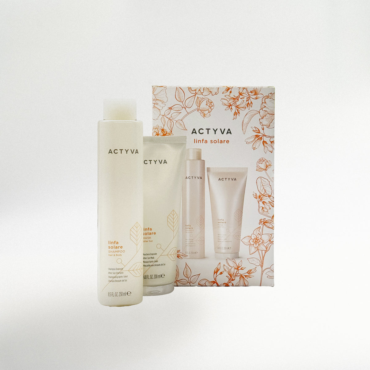 Kit Solare Actyva Linfa Solare – Shampoo + Maschera + Spray